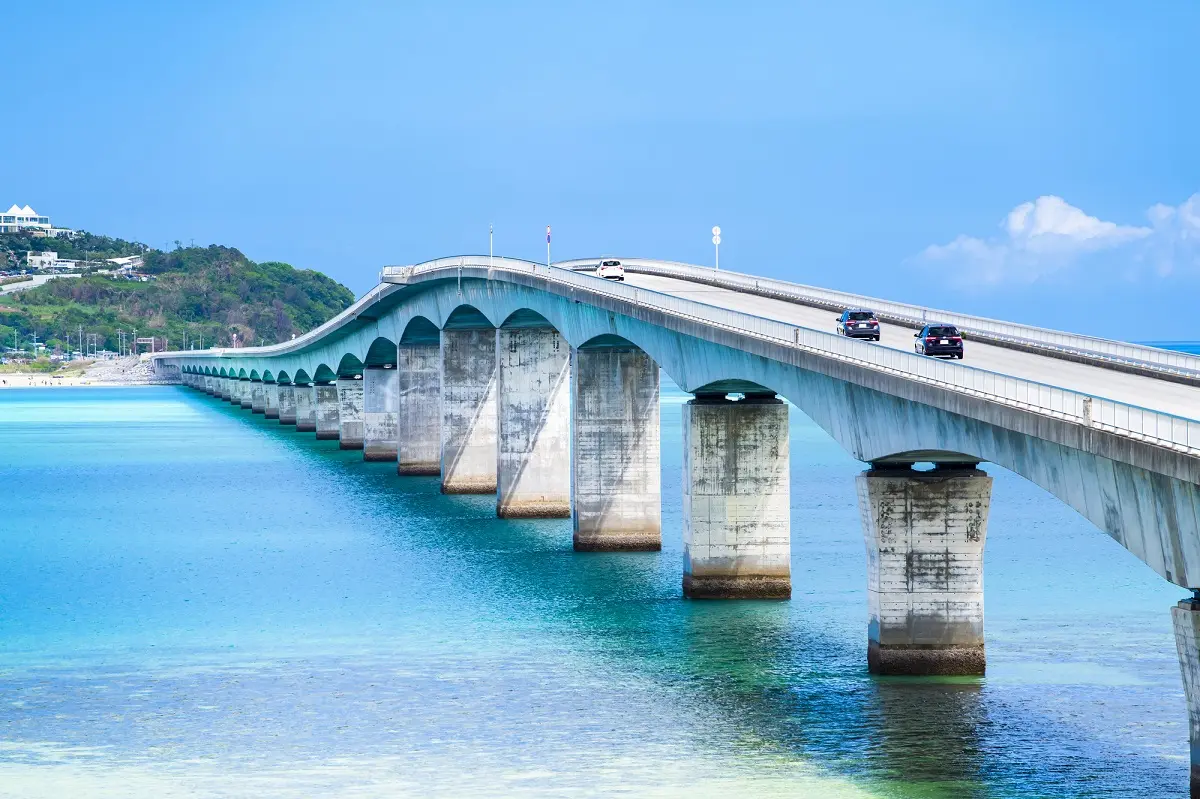 Kouri Bridge The Bridge Connecting Okinawa Main Island and Kouri Island
